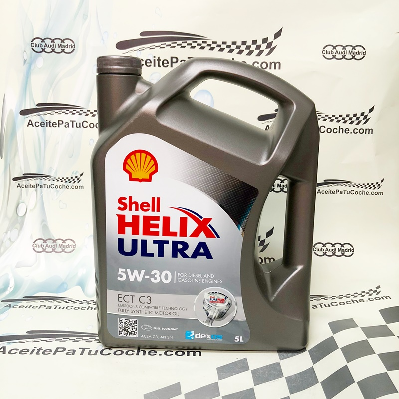 Масло shell helix ultra ect 5w 30