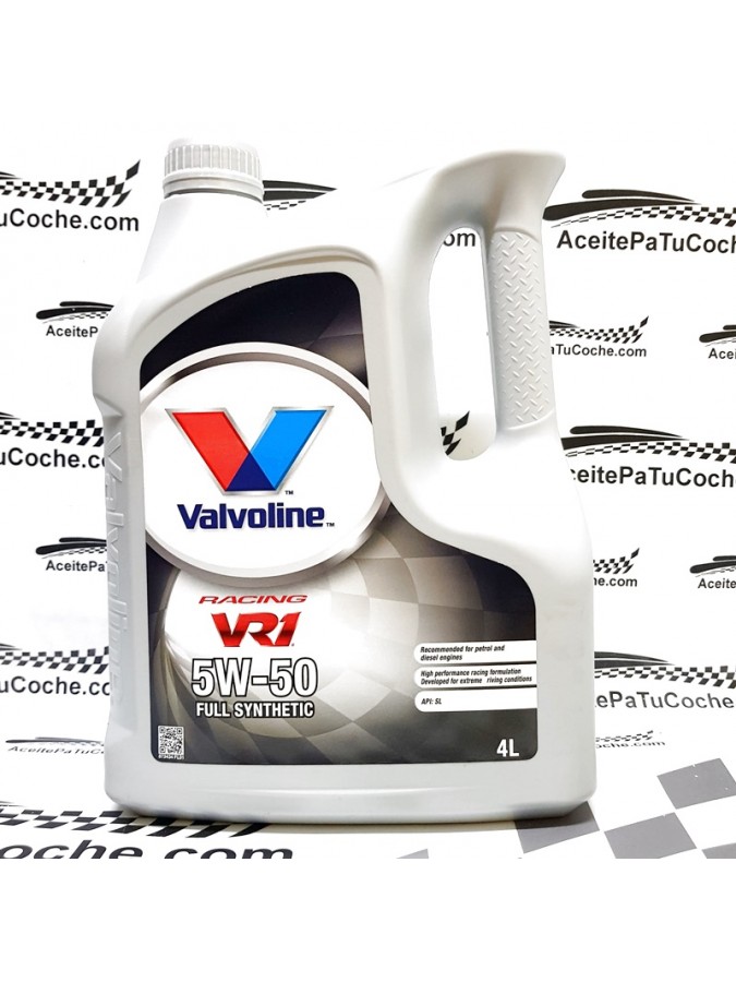 ACEITE VALVOLINE VR1 RACING 5W50 4 LITROS