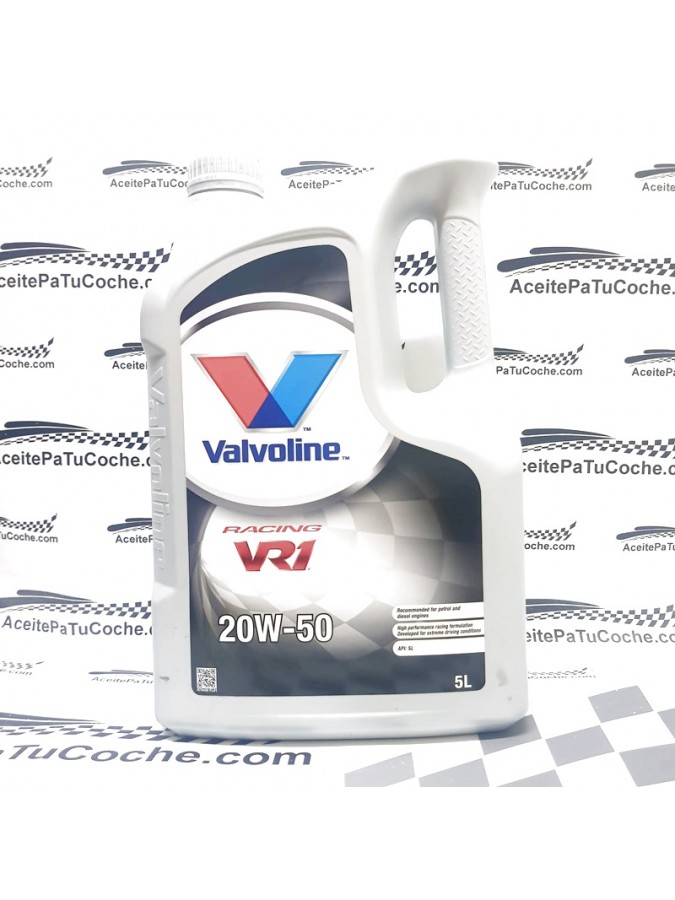ACEITE VALVOLINE VR1 RACING 20W50 5 LITROS